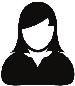 icon female head