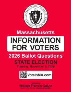 Massachusetts Information for Voters (Red Book)